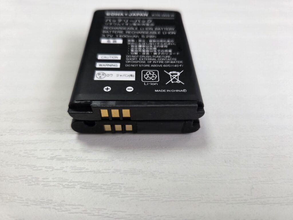 new3DSバッテリー端子位置比較