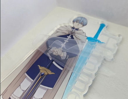 保護フィルム剥がし_葬送のフリーレン_ビッグアクリルスタンド